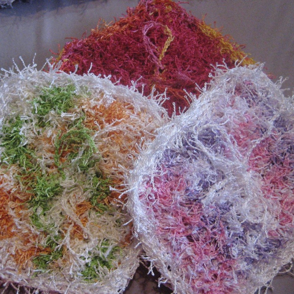 Handmade scrubbies - Picture 7 of 9